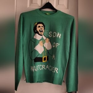 Brand New Green Elf Graphic Sweater